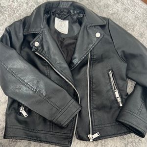 Girls leather jacket